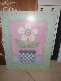 Flower Pot Frame 16 W By 20 L