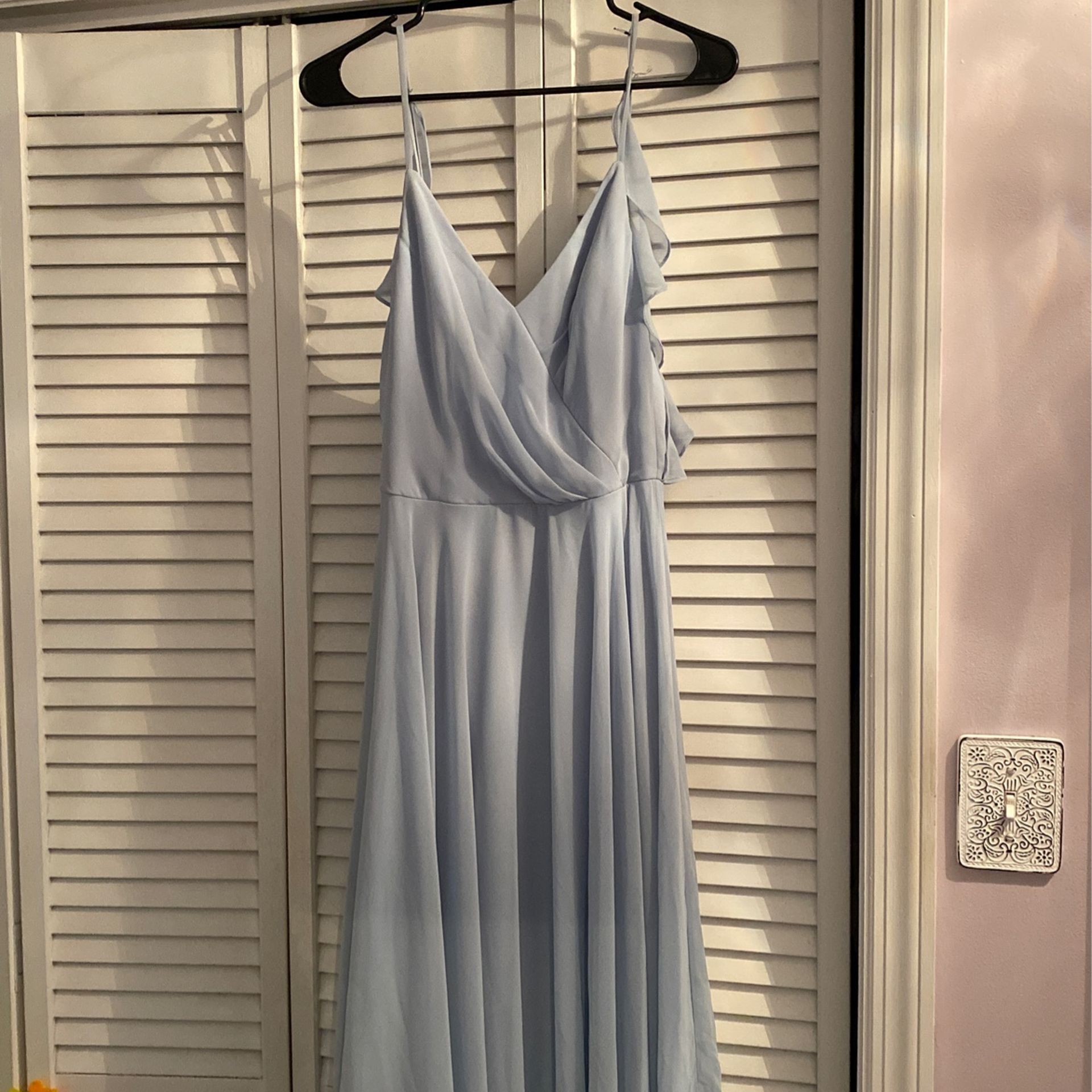 Dessy “Mist” Color Bridesmaid Dress Size 4R
