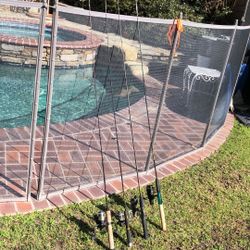 FOUR ULTRA LIGHT SPINNING RODS with SHIMANO Reels from 5’0”- 6’6” in Length 