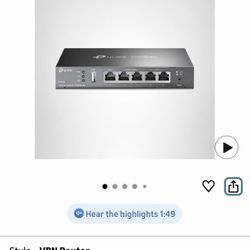TP-Link ER605 V2 Wired Gigabit VPN Router