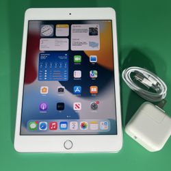 Apple iPad MINI 4th gen 32GB WiFi 7.9” iPad—Silver complete 