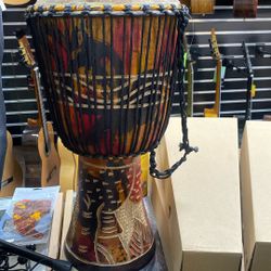 Djembe African Drum From Ghana $154 New