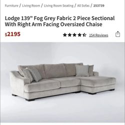New Living spaces Sectional 