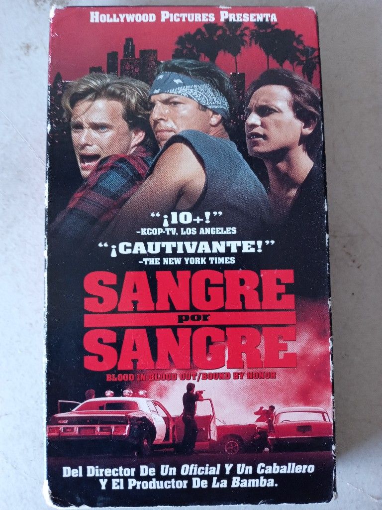 Rare*Spanish VHS Version Of Blood In Blood Out