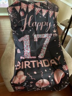 Free Happy 17th Birthday Banners