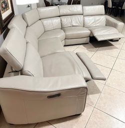 Leather couch