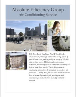 Air conditioning service