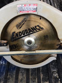 Skill saw 10”1/4 Milwaukee Corded