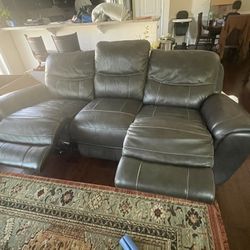 Reclining Couch W/ usb Charger 