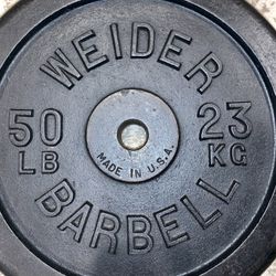 50 LB Barbell Plate (2)