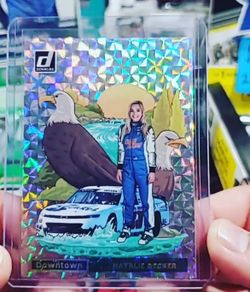 Natalie Decker 2022 Panini Racing NASCAR Downtown #ND Case Hit