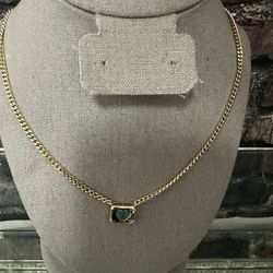 gold plated 18 inches necklace tarnish free