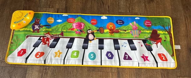 Piano musical play mat
