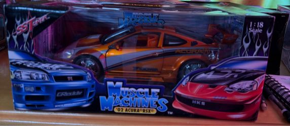 Muscle machines 02 Acura rsx 1/18 die cast other die cast are for sale