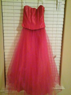 Fuschia 2pc Corset Dress