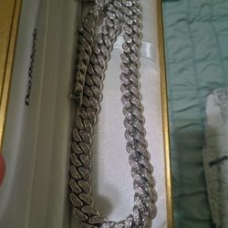 Cuban Link 18' White Gold