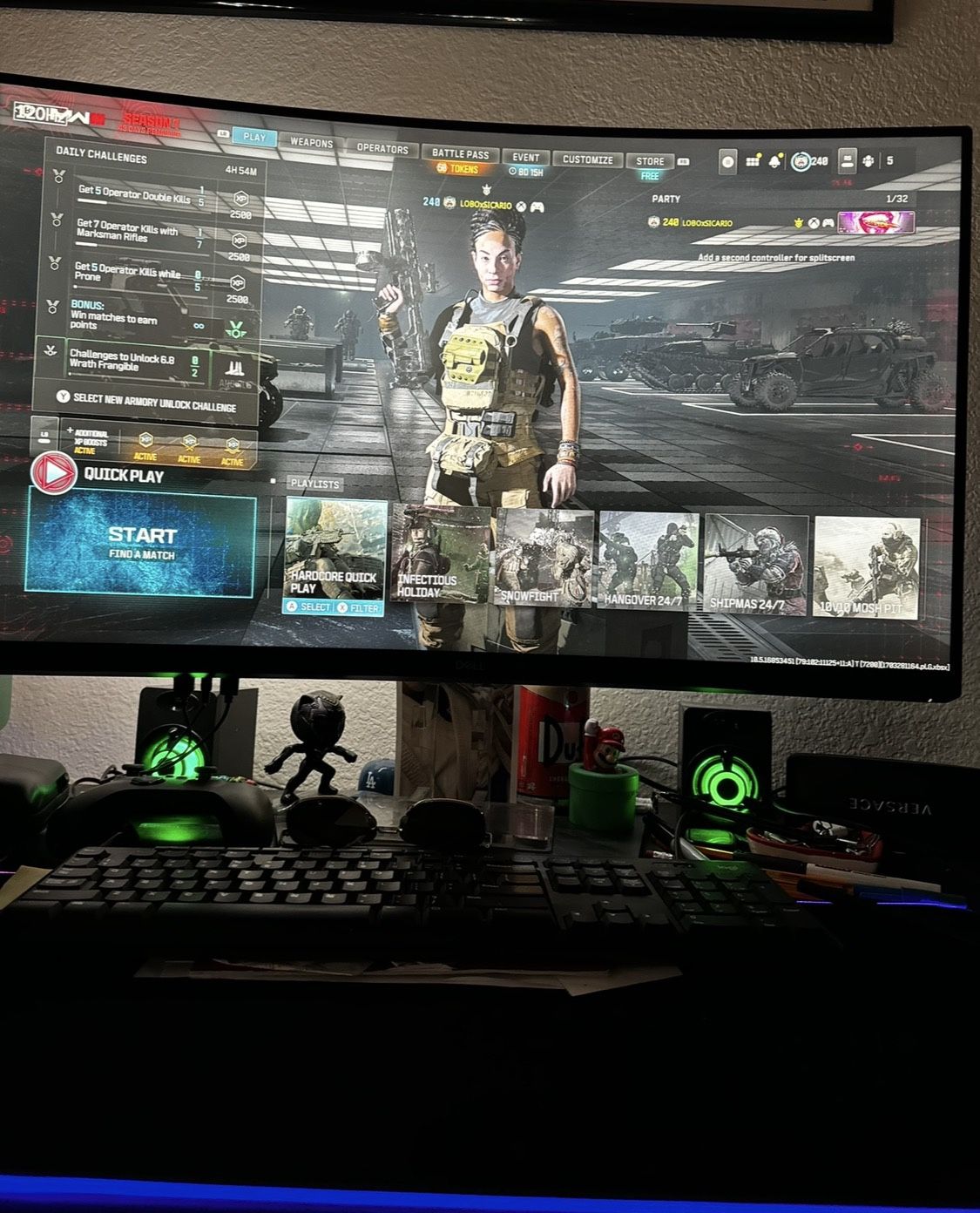 Dell 32" LED Curved QHD