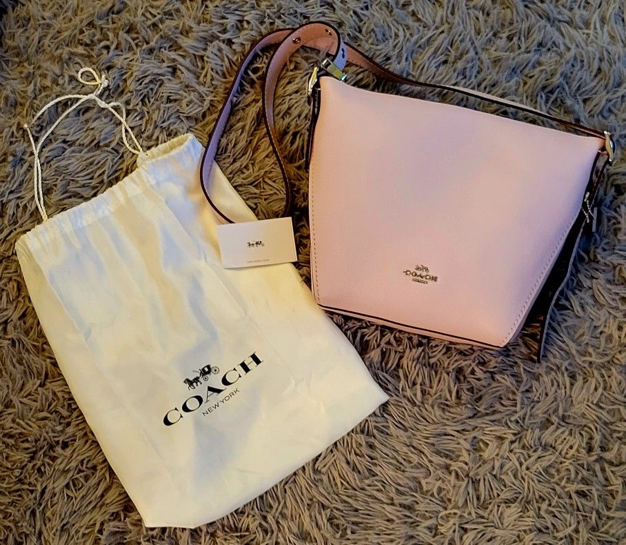 Coach *New* Ice-Pink Crossbody Handbag