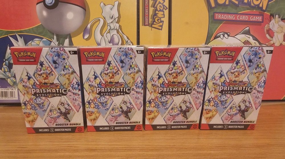 Pokemon Prismatic Evolution Booster Bundles