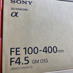Sony Fe 100-400 F4.5 Air Show Special
