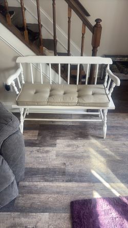Bench indoors