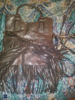 ALDO Leather Fringe Purse