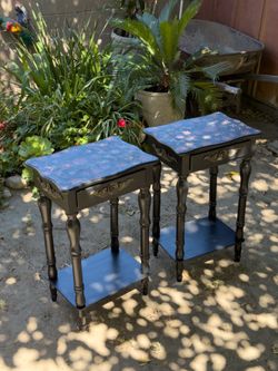 Twin Wood Endtables