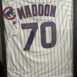 Cubs MADDON signed JERSEY
