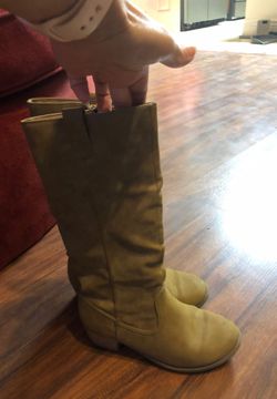 Girls Brown Boots Size 1