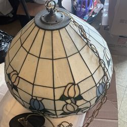 Vintage Tiffany Style Hanging Lamp $70 OBO