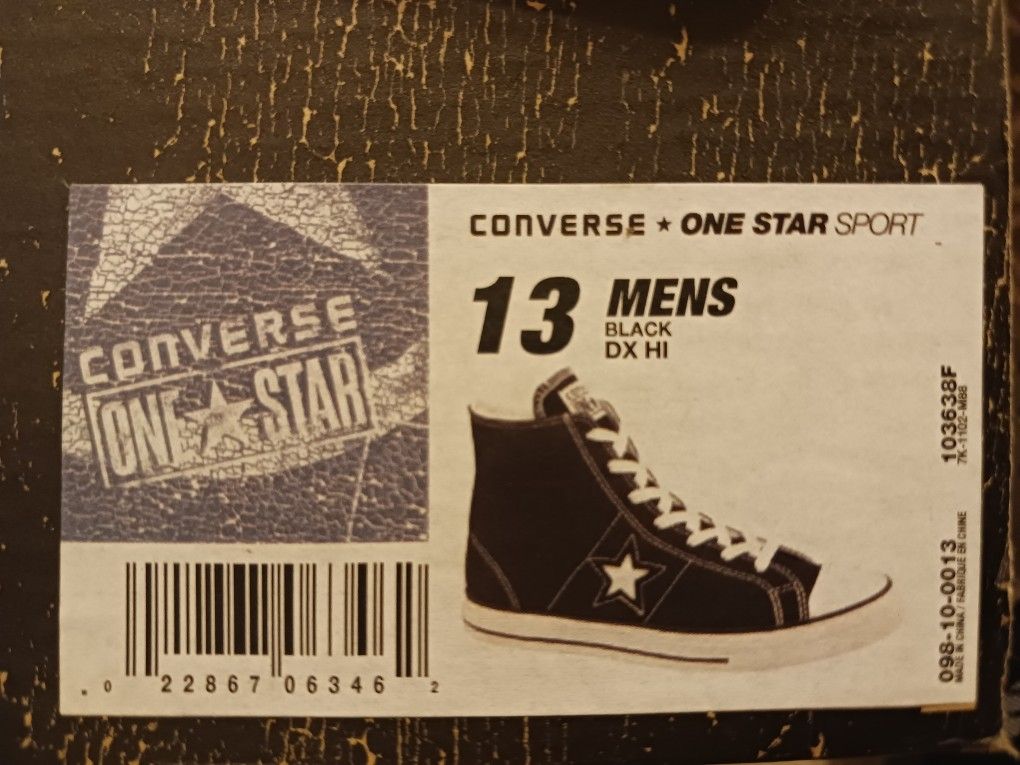 CONVERSE "ONE STAR-SPORT " Canvas High Tops. 
