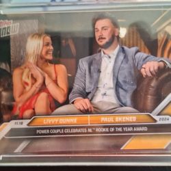 Topps Now 2024 Livvy Dunny/Paul Skenes Rookie Of The Year Celebration Card