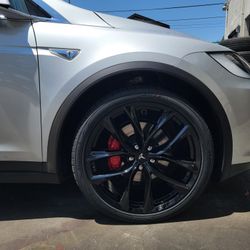 22" New Staggerd Wheels & New Tires For TESLA MODEL X