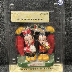Mickey And Minnie Salt And Pepper Shakers