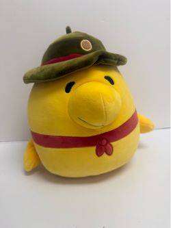 Squishmallow Kellytoy Plush Peanuts 10" Woodstock in Beagle Scout Outfit