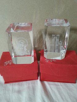 CRYSTAL PAPER STAND SET