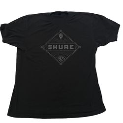 Shure Microphone T-Shirt Size XL Since 1925 - Rare Vintage - Musician , Recording