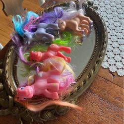 Set of 4 VINTAGE My Little Ponies 