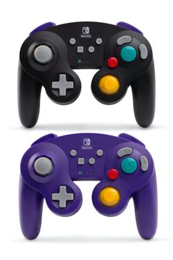PowerA Wireless GameCube Style Controller For Nintendo Switch Black or Purple
