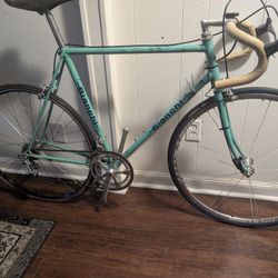 Bianchi 56cm Columbus Steel Vintage Road Bike Campy Group Set