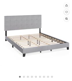 Bed frame and headboard