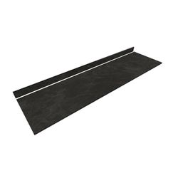 THINSCAPE
6 ft. L x 25 in. D Engineered Composite Countertop in Black Amani with Satin Finish