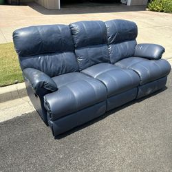 Leather Recliner Couch