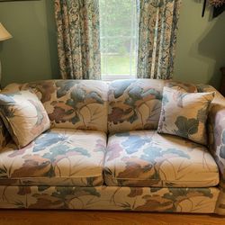 Beautiful Floral Printed Sofa Bed Loveseat, $350