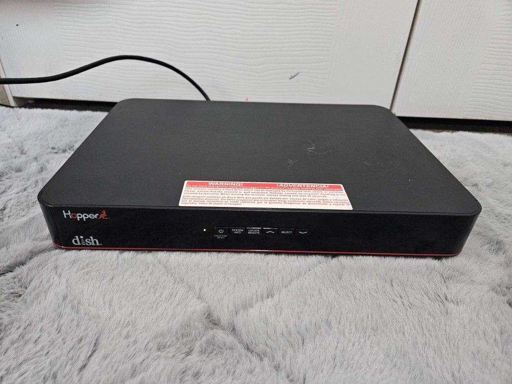 DISH HOPPER DUO SMART DVR HD/DVR RECEIVER + REMOTE + HDMI +...