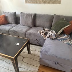 Sabira L Shaped Modular Sectional Couch (Wayfair)