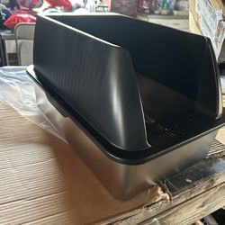Stainless Steel Cat Litter Box With Scooper