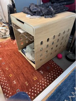 Wood Modern Dog Crate
