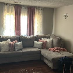 Sectional Grey Couch For Sale 