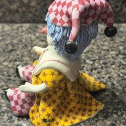 Vintage Signed Porcelain Girl & Boy Figurine Made In Italy